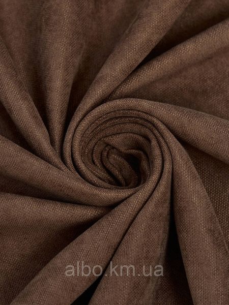 Микровелюр для пошива штор высота 3 метра, Светло-коричневый (Petek-216) Шторная однотонная ткань 1525262326 фото