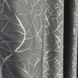 Темно-серые плотные шторы лен блэкаут, стильные современные однотонные портьеры blackout для кафе, ресторанов 1111783969 фото 4