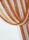 Нитки шторы с люрексом 300x280 cm Карамель оранжево-белый (NL-201) 1376094371 фото 3