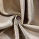 Плотная шторная ткань велюр блэкаут софт светло бежевого цвета, высота 2.8 м на метраж (250-5) 1526100689 фото 2