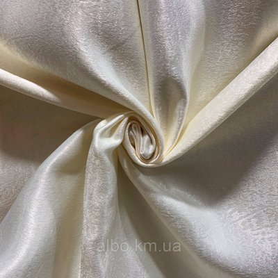 Щільна шторна тканина велюр блекаут софт молочного кольору, висота 2.8 м на метраж (250-8) 1526059316 фото