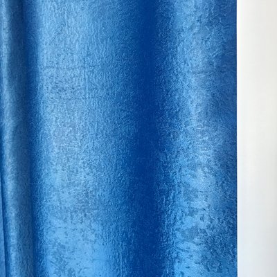 Однотонні готові штори блекаут Сині, сучасні щільні світлонепроникні портьєри blackout ALBO 1127382915 фото