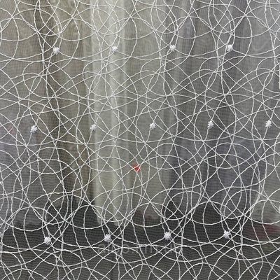 Фатиновий тюль білий "паутинка", висота 2,8 м (7566) 1529186068 фото