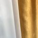 Готові щільні штори портьєри блекаут однотонні Золотисті, для ресторану, готелю, залу, спальні, вітальні 1130539910 фото 7