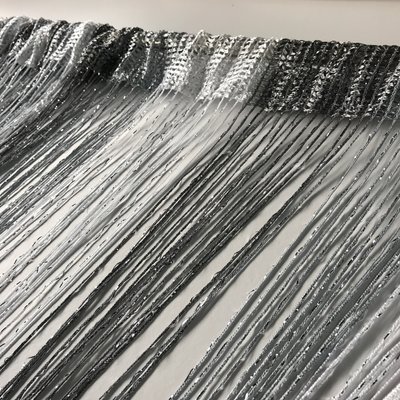 Нити шторы Кисея с люрексом 300x280 cm Графит-серо-белые (NL-308) 1082544989 фото