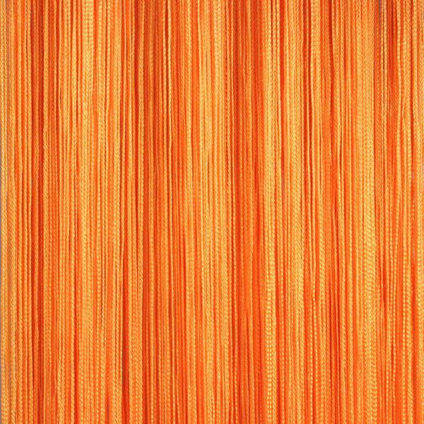 Нитяные шторы однотонные Оранжевые 300x280 cm ALBO (NO-30) 1609540928 фото