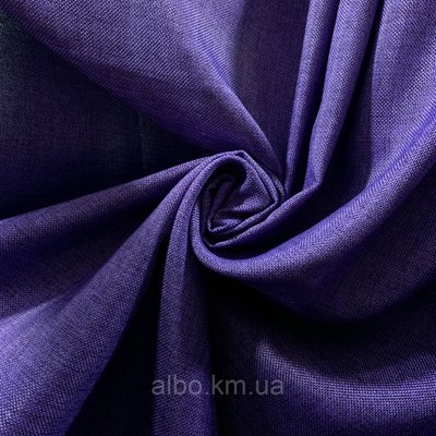 Ткань льняная в фиолетовом цвете на метраж (М1-21) 1390649682 фото