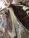 Легкая шторная ткань жаккард цвета темный шоколад с люрексовой ниткой, ширина 1.5 м на метраж (D26-12) 1530256004 фото 4