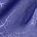 Плотная шторная ткань лён блэкаут синего цвета с узором двусторонняя, высота 2.8 м на метраж (M17-21) 1092537249 фото 7
