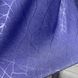 Плотная шторная ткань лён блэкаут синего цвета с узором двусторонняя, высота 2.8 м на метраж (M17-21) 1092537249 фото 3