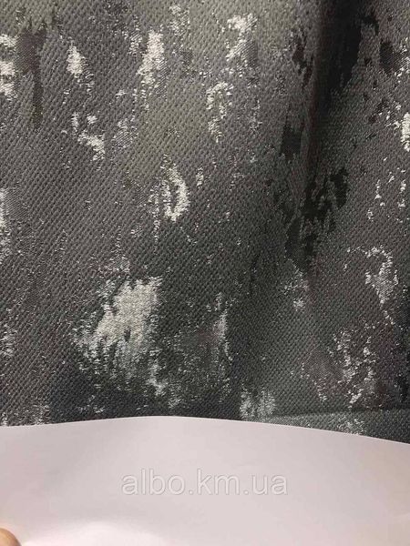 Мармурова тканина на метраж темно-сіра, висота 2.8 м на метраж (M19-21) 1352744688 фото